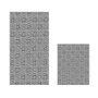 Mijölnir Juego de alfombras de baño Gris (2 piezas)
